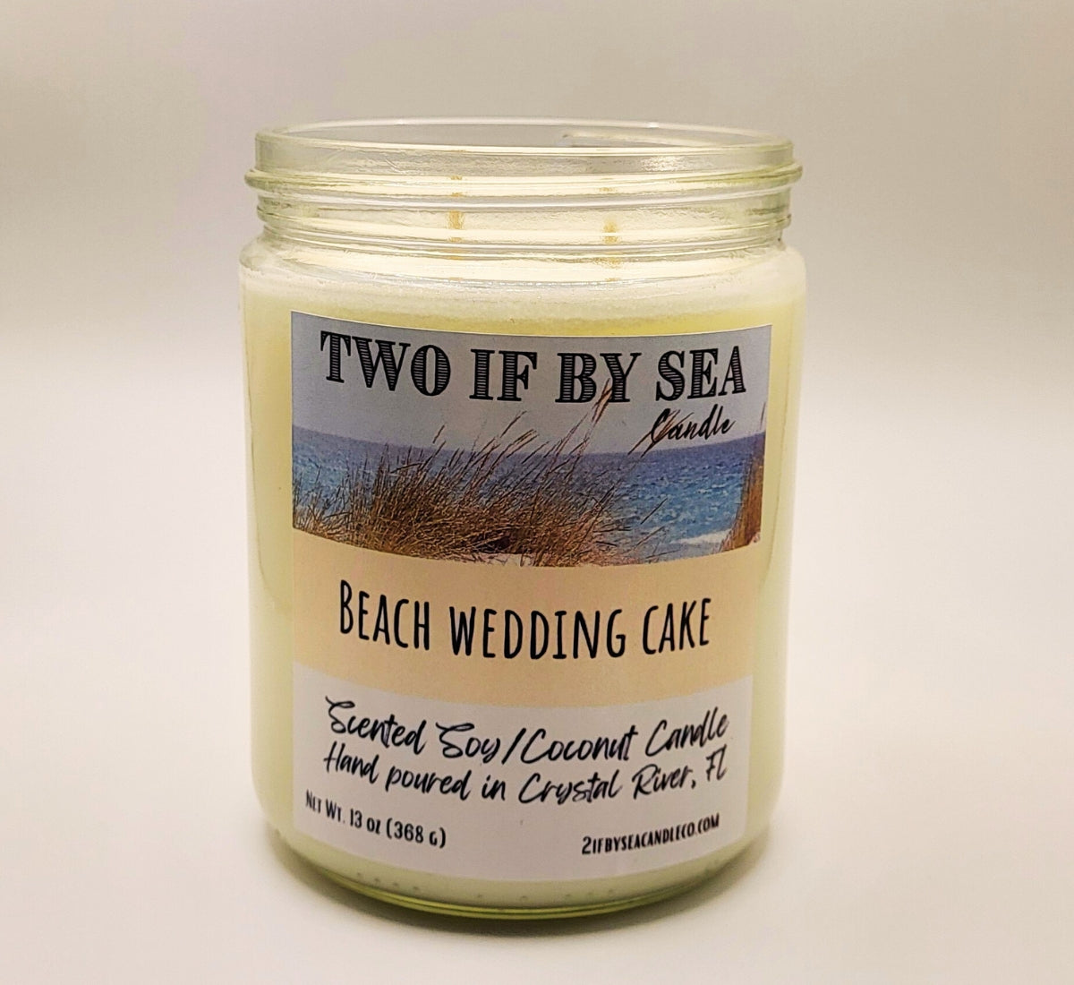 Beach Wedding Cake Scented Soy/Coconut Candle