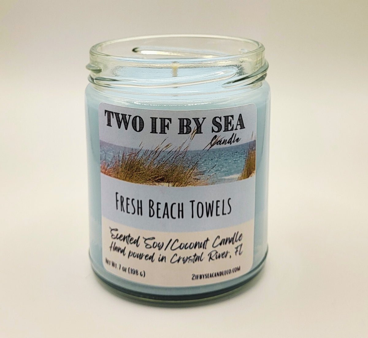 Fresh Beach Towels Scented Soy/Coconut Candle