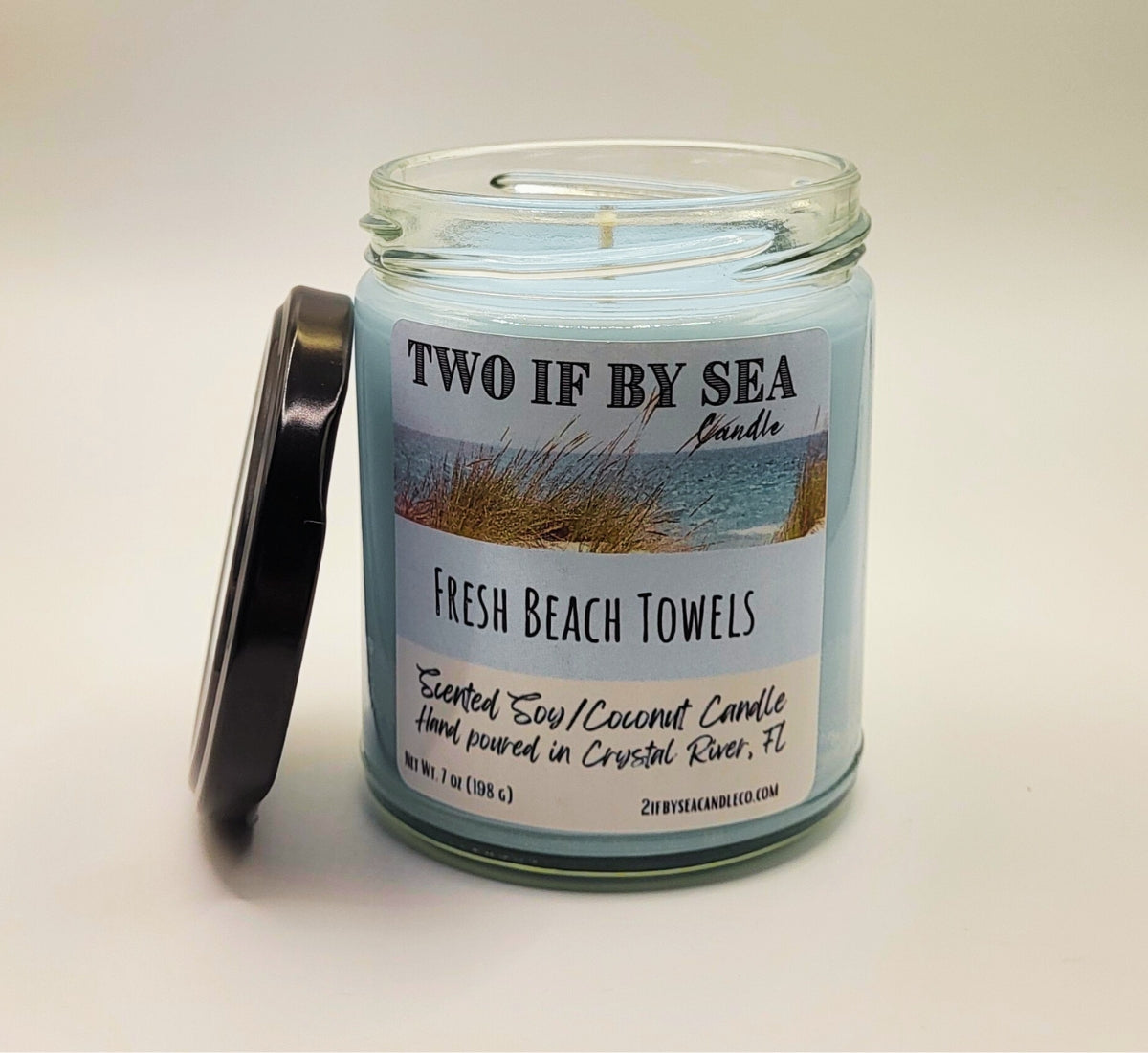 Fresh Beach Towels Scented Soy/Coconut Candle