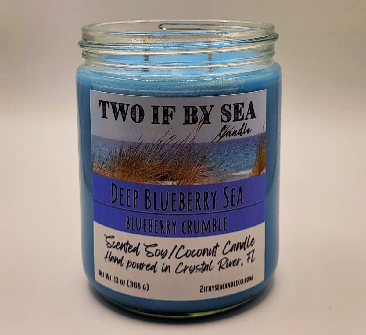 Deep Blueberry Sea Scented Soy/Coconut Candle