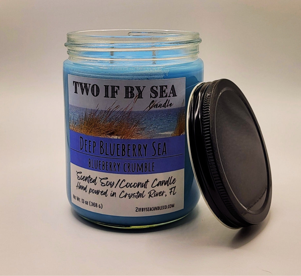 Deep Blueberry Sea Scented Soy/Coconut Candle