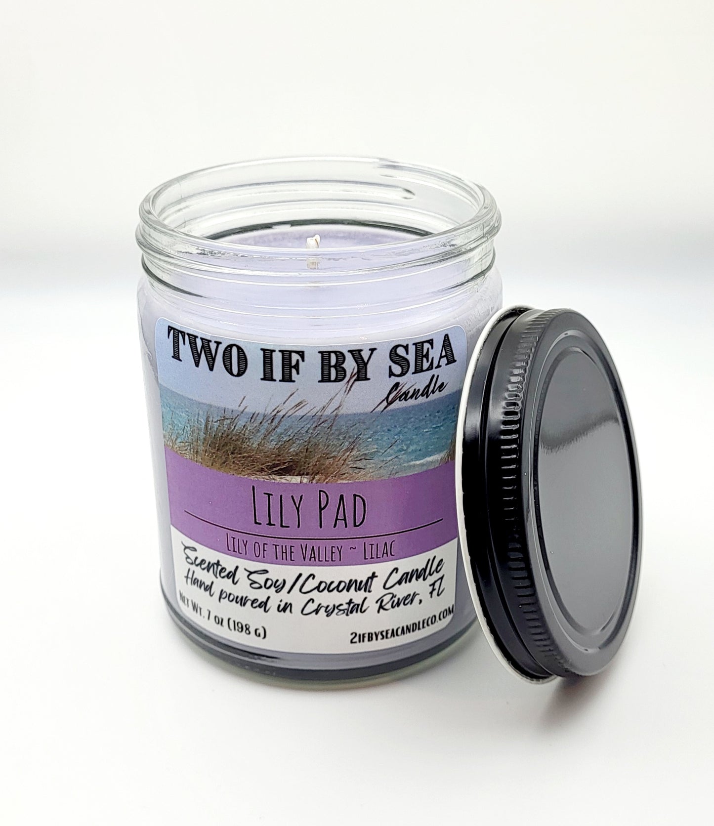 Lily Pad Scented Soy/Coconut Candle