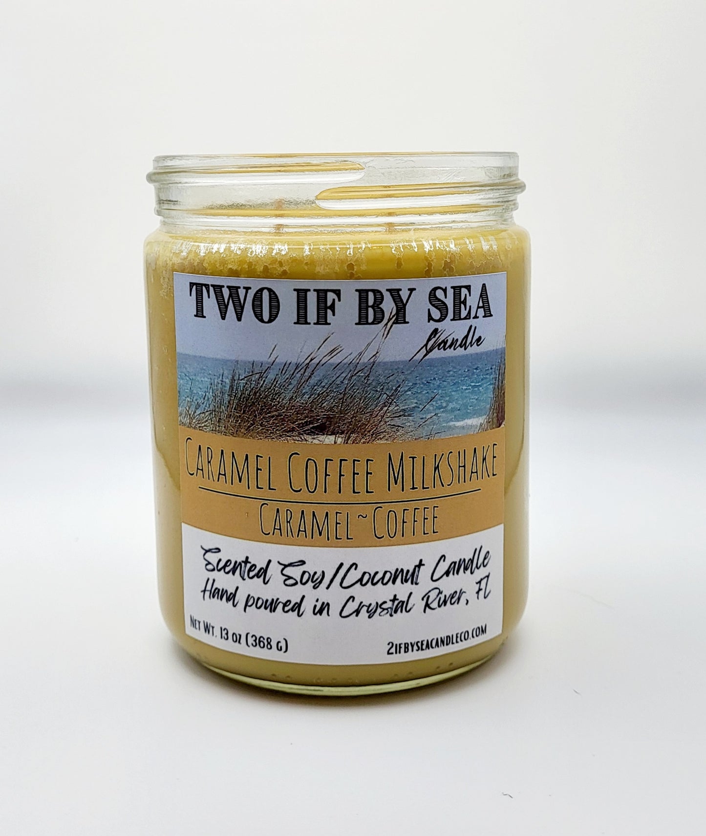 Caramel Coffee Milkshake Scented Soy/Coconut Candle