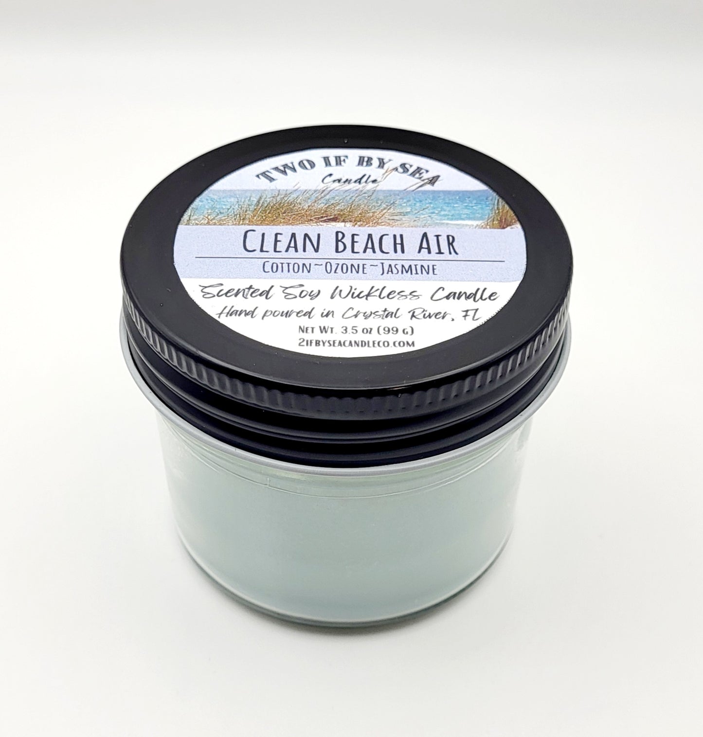 Clean Beach Air Scented Soy/Coconut Candle