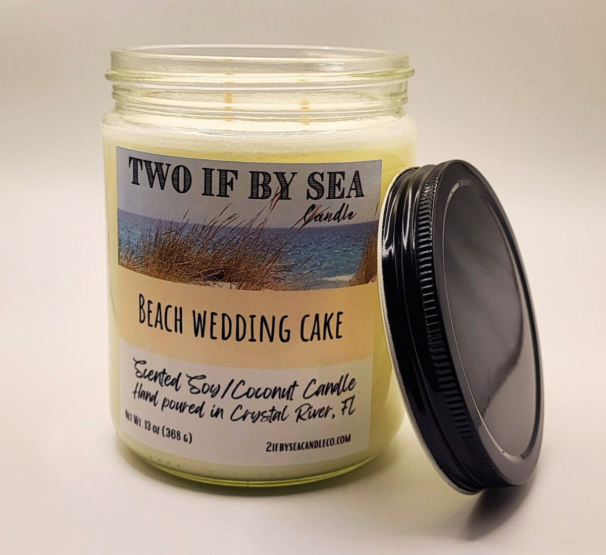 Beach Wedding Cake Scented Soy/Coconut Candle