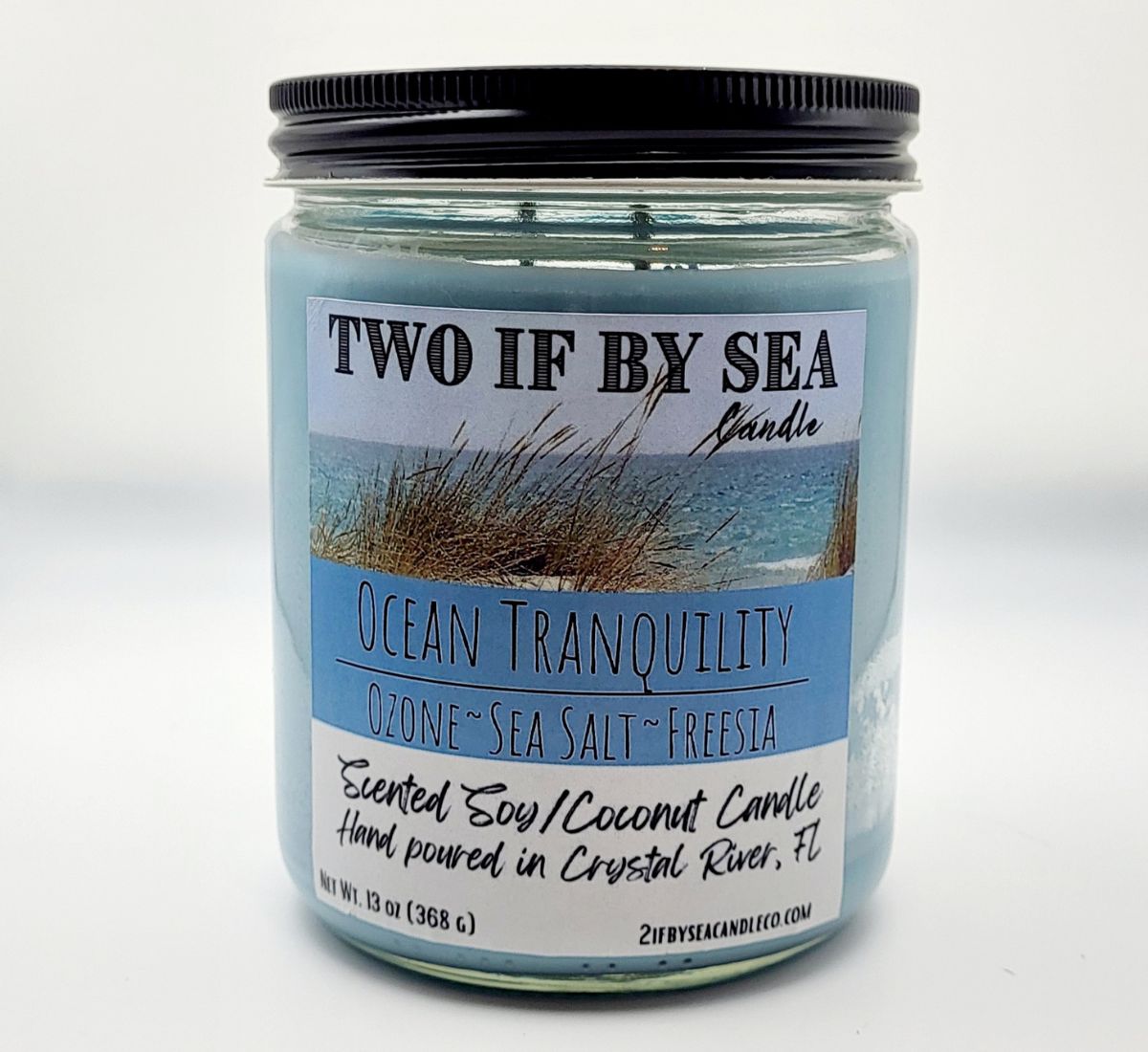 Ocean Tranquility Scented Soy/Coconut Candle