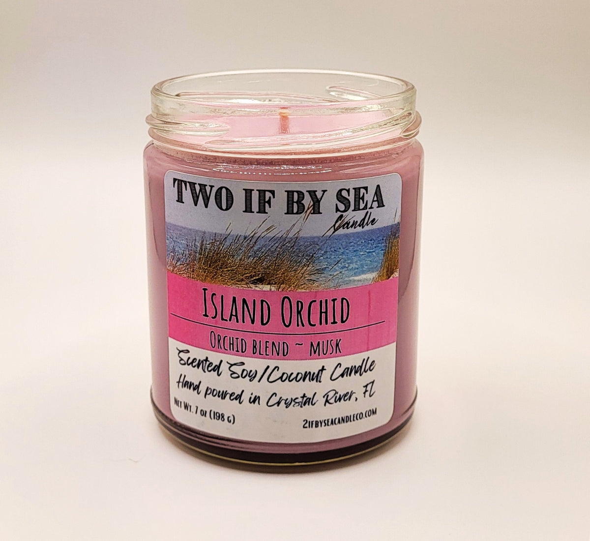 Island Orchid Scented Soy/Coconut Candle