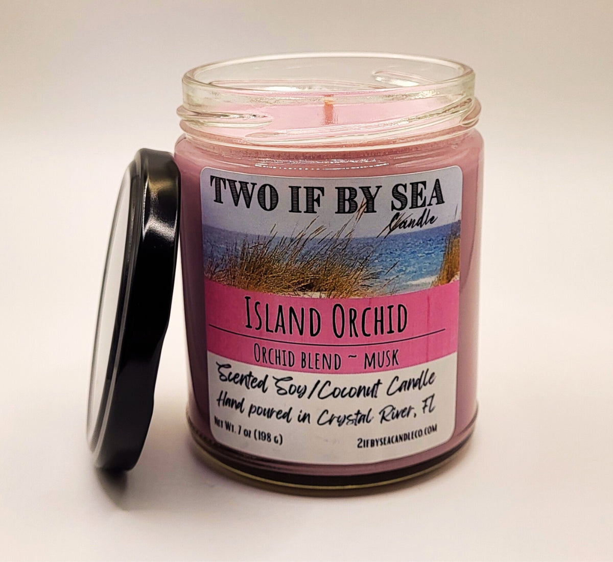 Island Orchid Scented Soy/Coconut Candle